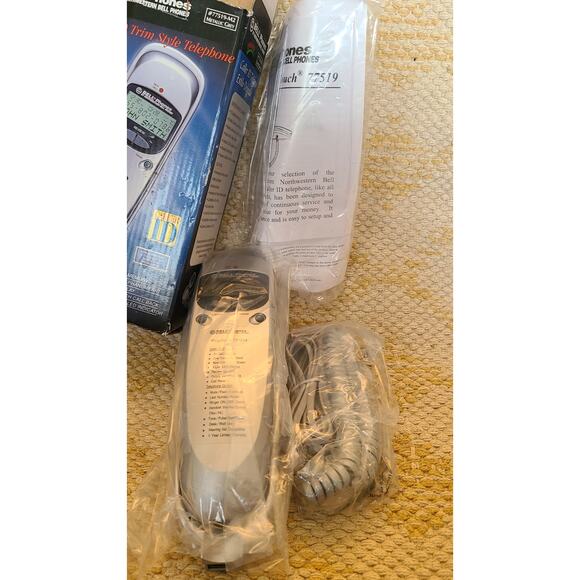 Vintage Bell Telephone Caller ID Trim Style Phone metalic gray - Picture 4 of 4